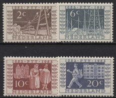 Niederlande 1952 Briefmarkenausstellung ITEP Utrecht 597/00 Postfrisch - Neufs