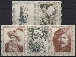 Niederlande 1956 Soziale Und Kulturelle Fürsorge Rembrandt 672/76 Mit Falz - Unused Stamps