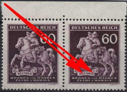 Böhmen & Mähren 113 Postfrisch Mit Plattenfehler XII - Nuovi