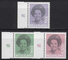 Niederlande 1982 Königin Beatrix 1200/02 A Postfrisch - Ongebruikt