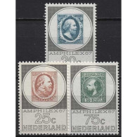 Niederlande 1967 AMPHILEX'67 Alte Marken 880/82 Postfrisch - Ongebruikt