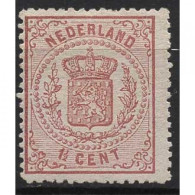 Niederlande 1869 Reichswappen 16 A Mit Falz - Unused Stamps