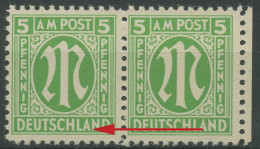 Bizone 1945 Am. Druck Mit Plattenfehler 3z F 59, Papier Z Postfrisch (R7449) - Neufs