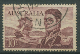 Australien 1964 Bedeutende Seefahrer Matthew Flinders 334 A Gestempelt - Gebraucht