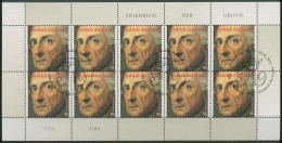Bund 2012 300. Geb. V. Friedrich D. Große Kleinbogen 2906 K Gestempelt (C16119) - Other & Unclassified