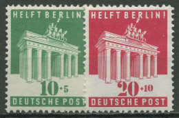 Bizone 1948 BERLIN-HILFE, Brandenburger Tor 101/02 E Postfrisch - Neufs
