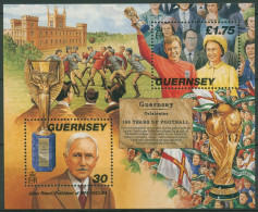 Guernsey 1998 Fußball Block 21 Postfrisch (C90712) - Guernsey