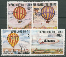 Tschad 1983 200 Jahre Luftfahrt Ballon Luftschiff 962/65 Postfrisch - Chad (1960-...)