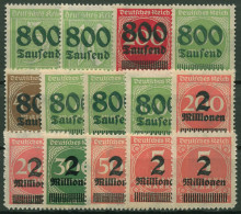Deutsches Reich 1923 Freimarken Mit Aufdruck 301/12 A/B Postfrisch - Nuovi