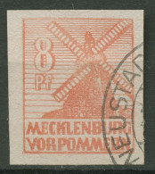 SBZ Mecklenburg-Vorpommern 1946 Abschiedsserie Kreidepapier 34 X Gestempelt - Autres & Non Classés