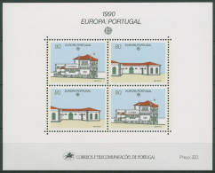 Portugal 1990 Europa CEPT Postamt Block 71 Postfrisch (C91159) - Blocks & Sheetlets