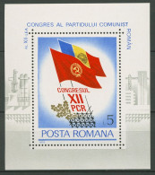 Rumänien 1979 Kommunistische Partei Block 163 Postfrisch (C92025) - Hojas Bloque