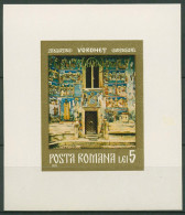 Rumänien 1971 Fresken Der Moldauklöster Block 92 Postfrisch (C92098) - Blocs-feuillets