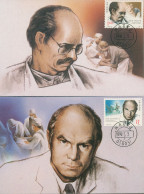 China 1990 100. Geb. Von Norman Bethune Maximumkarten 2287/88 MK (X18223) - Covers & Documents