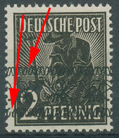 Bizone 1948 Bandaufdruck Mit Aufdruckfehler 36 Ia AF PII Postfrisch - Mint