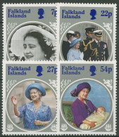 Falkland 1985 85. Geburtstag Von Königinmutter Elisabetzh 427/30 Postfrisch - Falkland
