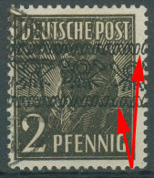 Bizone 1948 Bandaufdruck Mit Aufdruckfehler 36 Ia AF PII Gestempelt - Afgestempeld