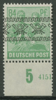 Bizone 1948 Freimarke Mit Bandaufdruck Platte Unterrand 51 I P UR Postfrisch - Neufs