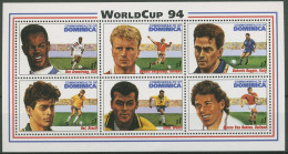 Dominica 1994 Fußball-WM USA Kleinbogen 1858/63 K Postfrisch (C93992) - Dominica (1978-...)
