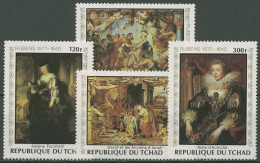 Tschad 1978 Rubens 400. Geburtstag Gemälde 835/38 Postfrisch - Chad (1960-...)