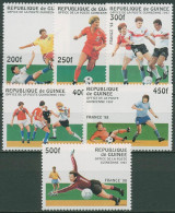 Guinea 1997 Fußball-WM `98 In Frankreich Spielszenen 1617/22 Postfrisch - Guinée (1958-...)