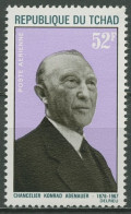 Tschad 1968 1. Todestag Von Konrad Adenauer Politiker 197 Postfrisch - Chad (1960-...)