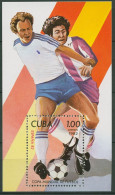 Kuba 1982 Fußball-WM Spanien Block 71 Postfrisch (C94072) - Blocks & Sheetlets