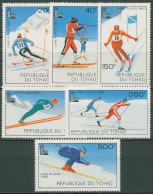 Tschad 1979 Olympische Winterspiele In Lake Placid 877/82 Postfrisch - Chad (1960-...)