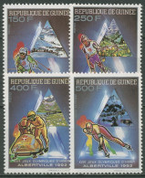 Guinea 1990 Olympische Winterspiele Albertville 1273/76 A Postfrisch - República De Guinea (1958-...)