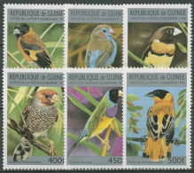 Guinea 1996 Vögel Gouldamarine Oryxweber Zeisig 1589/94 Postfrisch - Guinée (1958-...)