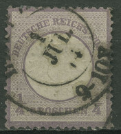 Deutsches Reich 1872 Adler Mit Großem Brustschild 16 Gestempelt - Used Stamps