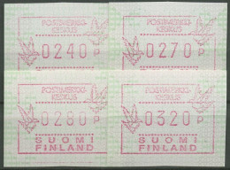 Finnland ATM 1995 POSTIMERKKIKESKUS, Satz ATM 28 S 2 Postfrisch - Automatenmarken [ATM]