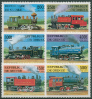 Guinea 1997 Eisenbahn Dampflokomotiven 1659/64 Postfrisch - Guinée (1958-...)