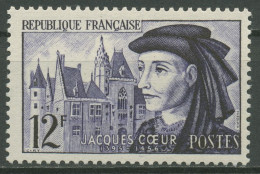 Frankreich 1955 Finanzier Alchimist Jacques Coeur 1060 Postfrisch - Neufs