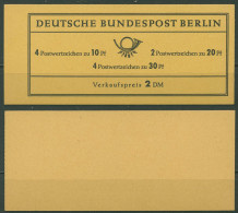 Berlin Markenheftchen 1966 Br. Tor Plattenfehler MH 5d I RLV IV Postfrisch - Carnets