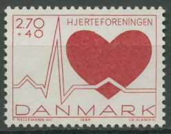 Dänemark 1984 Herzstiftung Herz EKG 811 Postfrisch - Neufs