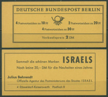 Berlin Markenheftchen 1966 Brandenburger Tor MH 5b RLV IV Postfrisch, Li. Offen - Postzegelboekjes
