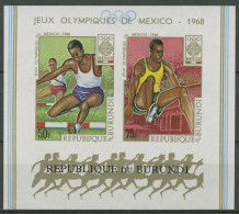 Burundi 1968 Olympische Sommerspiele In Mexiko Block 29 B Postfrisch (C29266) - Nuevos
