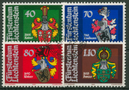 Liechtenstein 1982 Wappen Der Landammänner 793/96 Gestempelt - Gebraucht