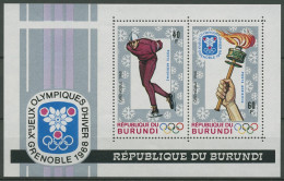 Burundi 1968 Olympische Winterspiele In Grenoble Block 26 A Postfrisch (C29263) - Unused Stamps