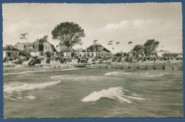 Ostseebad Dahme Strand, Gelaufen 1956 (AK3778) - Groemitz