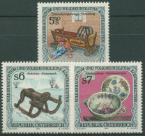 Österreich 1994 Volksbrauchtum Wiege Schlitten Geschirr 2115/17 Postfrisch - Unused Stamps