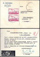 Lebanon Beirut Airmail Postcard Mailed To Germany 1952. 30P Rate - Liban
