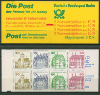 Berlin Markenheftchen 1980 B&S Mit Zählbalken MH 12 B MZ Postfrisch - Markenheftchen