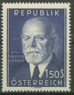 Österreich 1953 Bundespräsident Theodor Körner 982 Postfrisch - Neufs