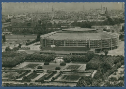 Dortmund Westfalenhalle Mit Rosenterrasse Luftbild, Gelaufen 1955 (AK3772) - Dortmund