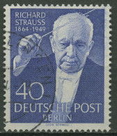 Berlin 1954 5. Todestag Von Richard Strauss 124 Gestempelt - Oblitérés