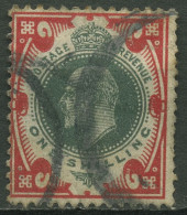 Großbritannien 1902 Köng Edward VII. 1 Shilling, 114 Gestempelt, Kl. Fehler - Usati