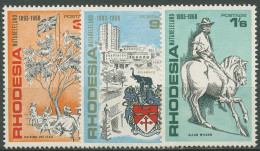 Rhodesien 1968 75 Jahre Besetzung Des Matabelelandes 75/77 Postfrisch - Rhodesien (1964-1980)