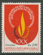 Angola 1979 30 Jahre Erklärung Der Menschenrechte 624 Postfrisch - Angola